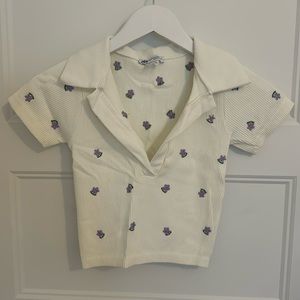 Zara Floral T-Shirt